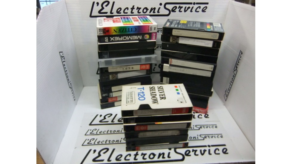 30 Cassettes vidéo d'occasion VHS